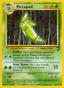 Metapod Base Set 2 #81