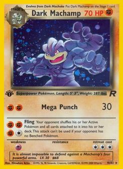 Dark Machamp Team Rocket #10