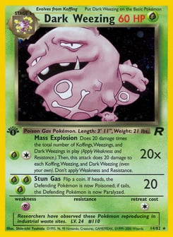 Dark Weezing Team Rocket #14