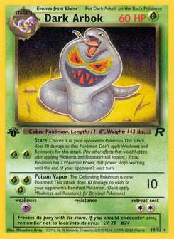 Dark Arbok Team Rocket #19
