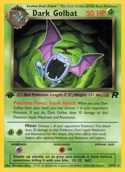 Dark Golbat Team Rocket #24
