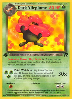 Dark Vileplume Team Rocket #30