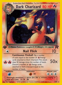 Dunkles Glurak Team Rocket #4