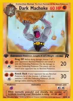 Dark Machoke Team Rocket #40