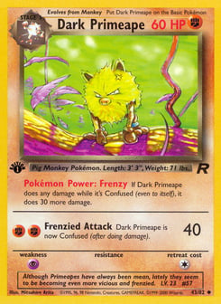 Dark Primeape Team Rocket #43
