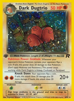 Dark Dugtrio Team Rocket #6