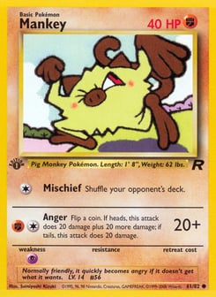 Mankey Team Rocket #61