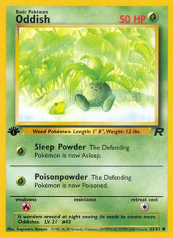 Oddish Team Rocket #63