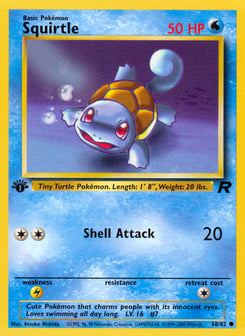 Squirtle Team Rocket #68