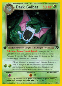 Dark Golbat Team Rocket #7