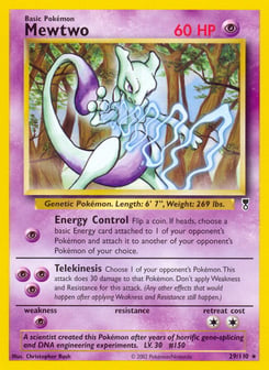 Mewtwo Legendary Collection #29