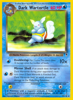 Dark Wartortle Legendary Collection #39
