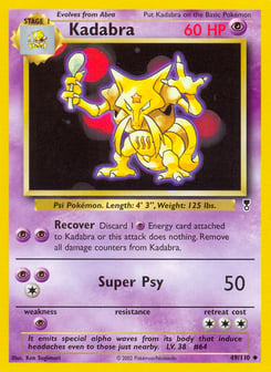 Kadabra Legendary Collection #49