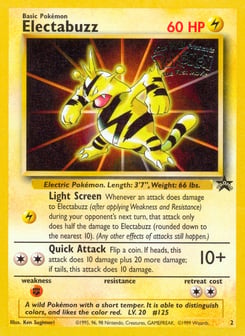 Electabuzz Wizards Black Star Promos #2