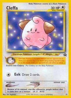 Cleffa Wizards Black Star Promos #31