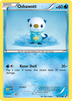 Oshawott Black & White #28