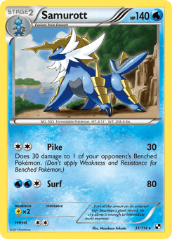 Samurott Black & White #31