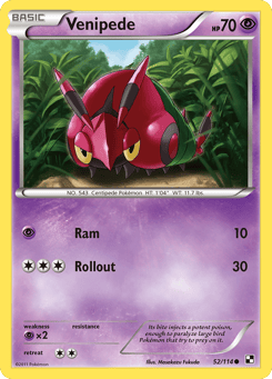 Venipede Black & White #52