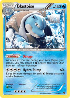 Blastoise Plasma Blast #16