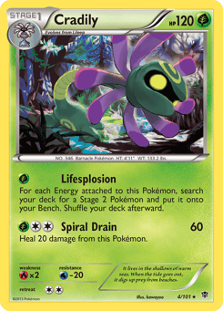 Cradily Plasma Blast #4