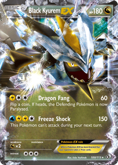 Black Kyurem-EX Legendary Treasures #100