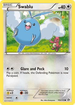 Swablu Legendary Treasures #103