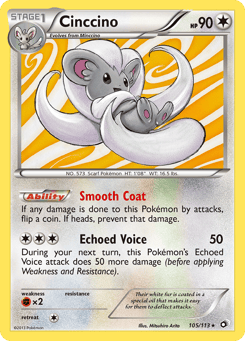 Cinccino Legendary Treasures #105