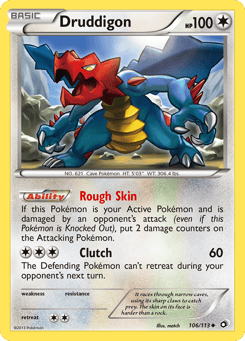Druddigon Legendary Treasures #106