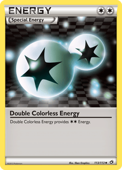 Double Colorless Energy Legendary Treasures #113