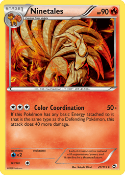 Ninetales Legendary Treasures #21