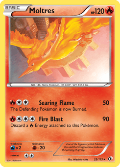 Moltres Legendary Treasures #22