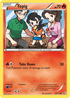 Tepig Legendary Treasures #25