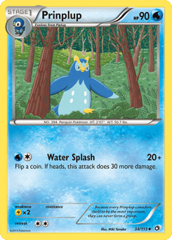 Prinplup Legendary Treasures #34