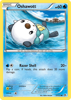 Oshawott Legendary Treasures #37