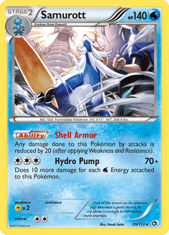 Samurott Legendary Treasures #39