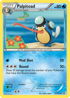 Palpitoad Legendary Treasures #41