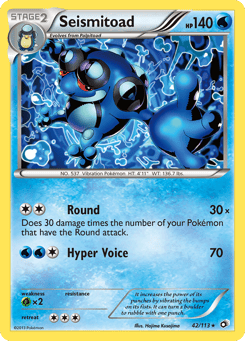 Seismitoad Legendary Treasures #42