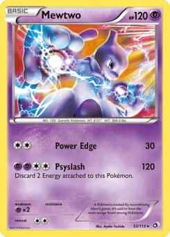 Mewtwo Legendary Treasures #53