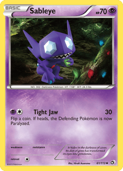 Sableye Legendary Treasures #61