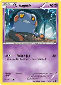 Croagunk Legendary Treasures #62