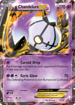 Chandelure-EX Legendary Treasures #77