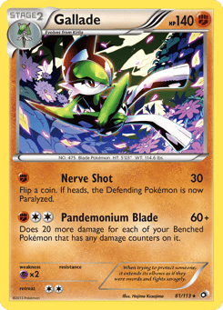 Gallade Legendary Treasures #81