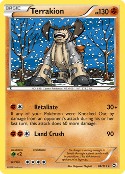 Terrakion Legendary Treasures #84