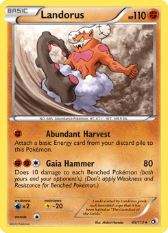 Landorus Legendary Treasures #85