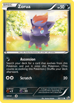 Zorua Legendary Treasures #89
