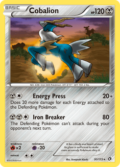 Cobalion Legendary Treasures #91