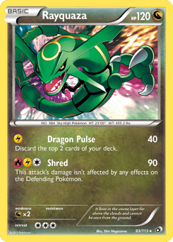 Rayquaza Legendary Treasures #93