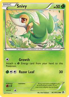 Snivy Legendary Treasures #RC1