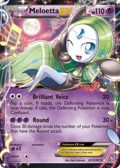 Meloetta-EX Legendary Treasures #RC11