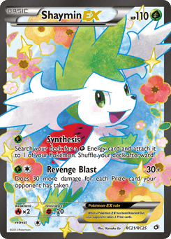 Shaymin-EX Legendary Treasures #RC21